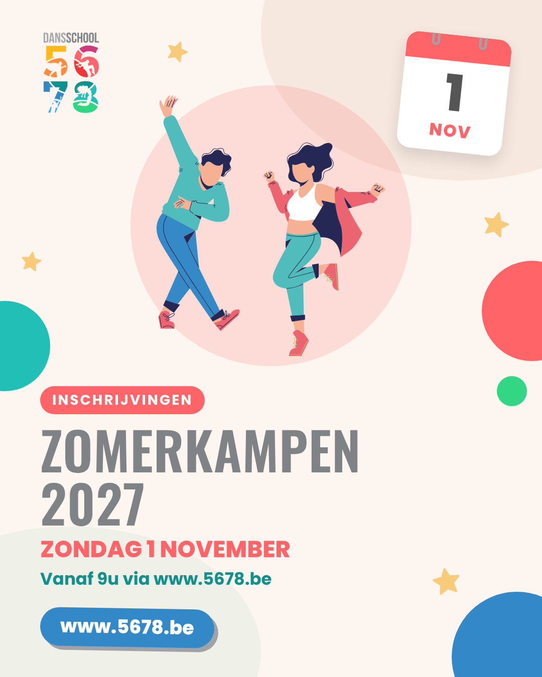 5678 inschrijvingen zomerkampen 2027